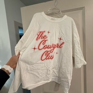 White 'The Cowgirl Club' T-Shirt